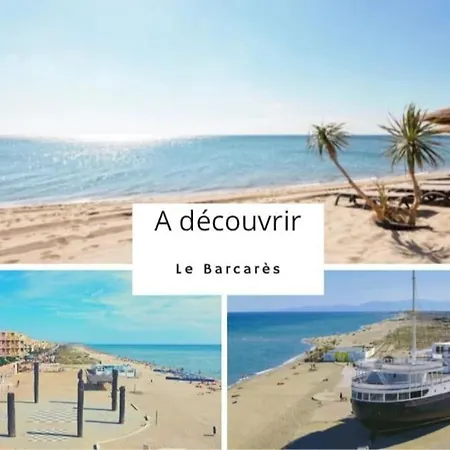 Superbe Studio Renove Avec Piscine Et Vue Marina Le Barcarès Extérieur photo
